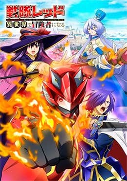 Imagen de Portada de Sentai Red Isekai de Boukensha ni Naru